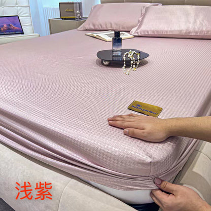 冰丝床笠3件套只需35欧包邮到家❗🇪🇸现货❗新品上新❗高端冰丝提花床笠3件套